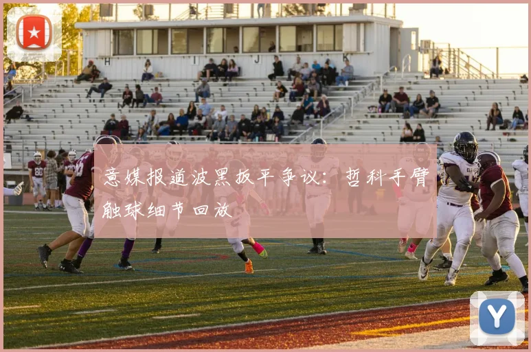意媒报道波黑扳平争议：哲科手臂触球细节回放